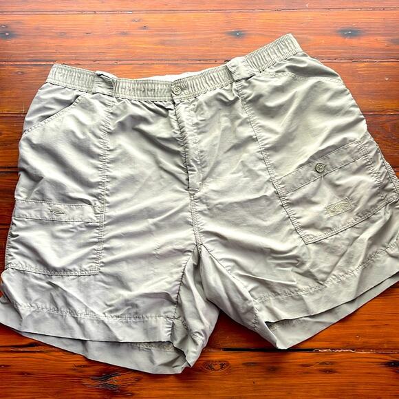 AFTCO cargo quick dry fishing elastic waist shorts sz 44 - Picture 1 of 6